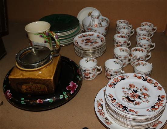 Misc china including Staffs tea set(-)